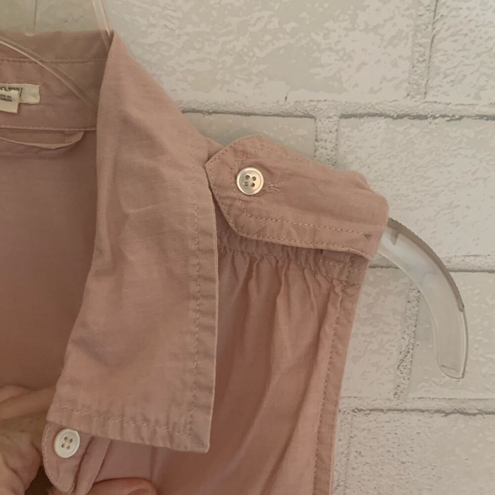J. Crew Blush Sleevless Popover Cotton Top XS - Picture 12 of 14